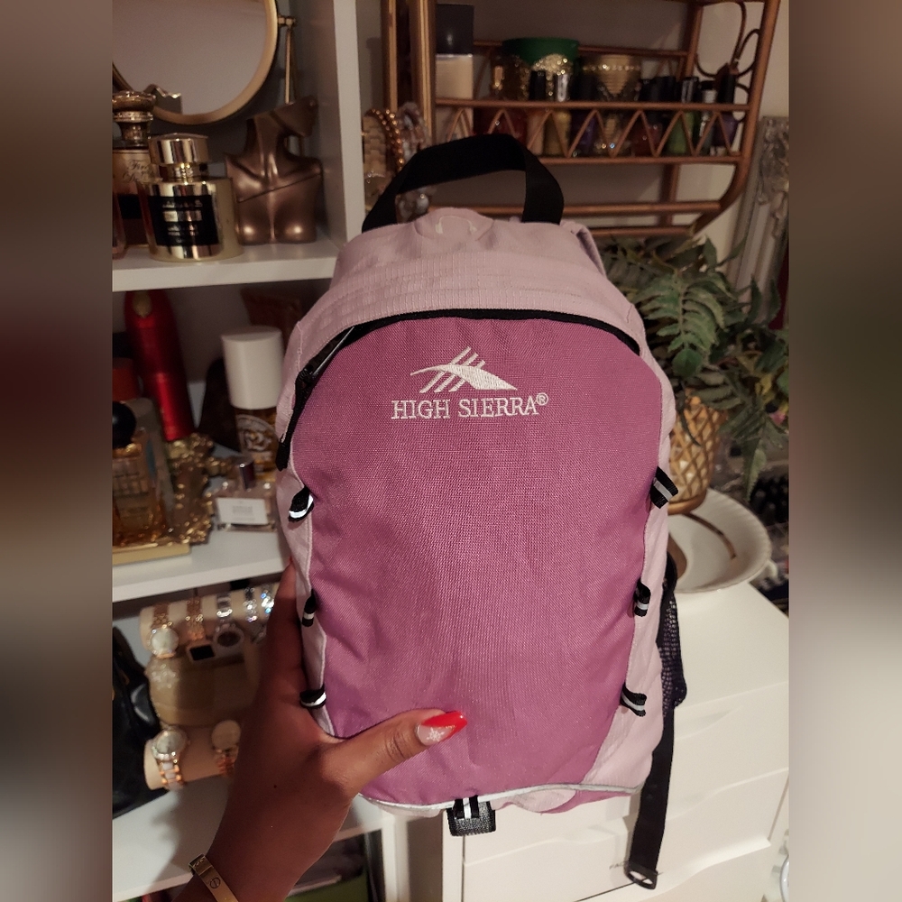 Purple backpack - Picture 4 of 9